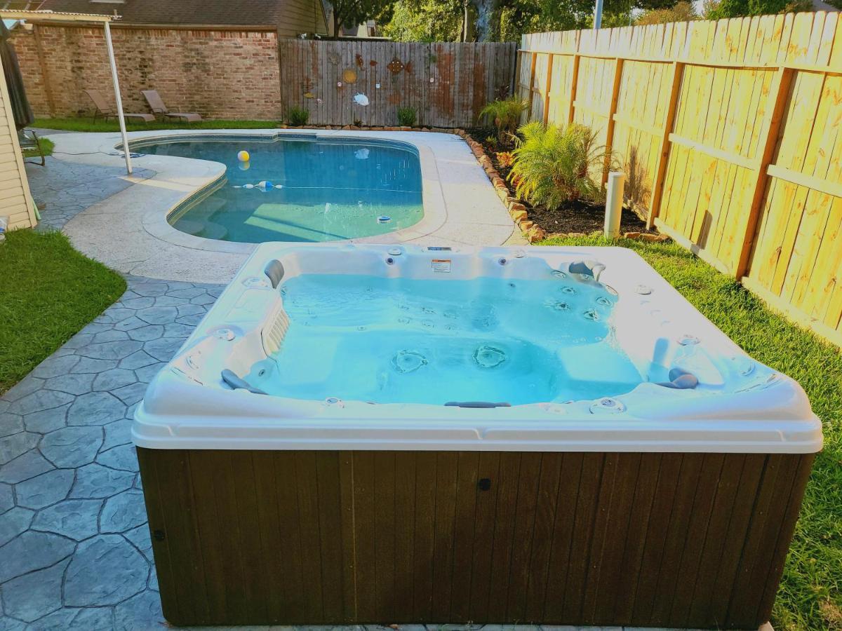 1976Houstongem Luminous Pvtpool & Hottub Dt20Mins For Lrg Families 6Beds 2Bath 빌라 외부 사진