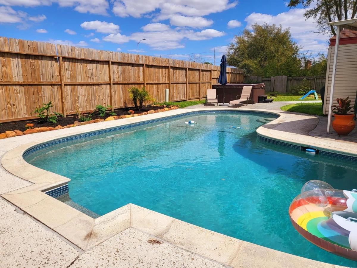 1976Houstongem Luminous Pvtpool & Hottub Dt20Mins For Lrg Families 6Beds 2Bath 빌라 외부 사진